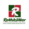 Logo der Rothkötter Unternehmensgruppe mit stilisiertem R in grün-rotem Farbschema