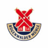 Logo der Rügenwalder Mühle mit gekreuzten Windmühlenflügeln und Gründungsjahr 1834