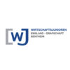 Logo der Wirtschaftsjunioren Emsland-Grafschaft Bentheim mit stilisiertem WJ-Schriftzug
